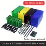 18650 battery box 12V7ah lithium battery box 3S40A protection board