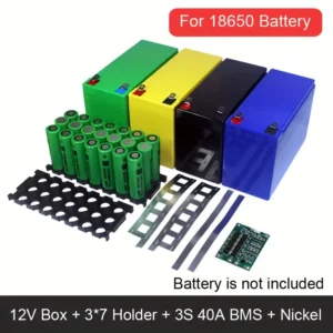 18650 battery box 12V7ah lithium battery box 3S40A protection board