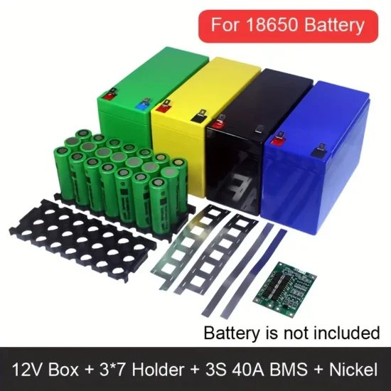 18650 battery box 12V7ah lithium battery box 3S40A protection board