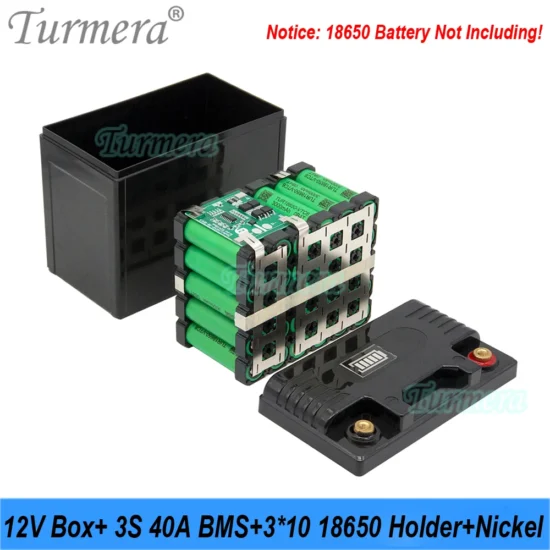 18650 battery box 12V7ah lithium battery box 3S40A protection board