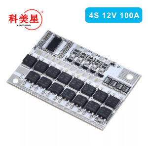 3S/4S/5S 100A Li-ion/LiFePO BMS Board – High Current Protection with Cell Balancing